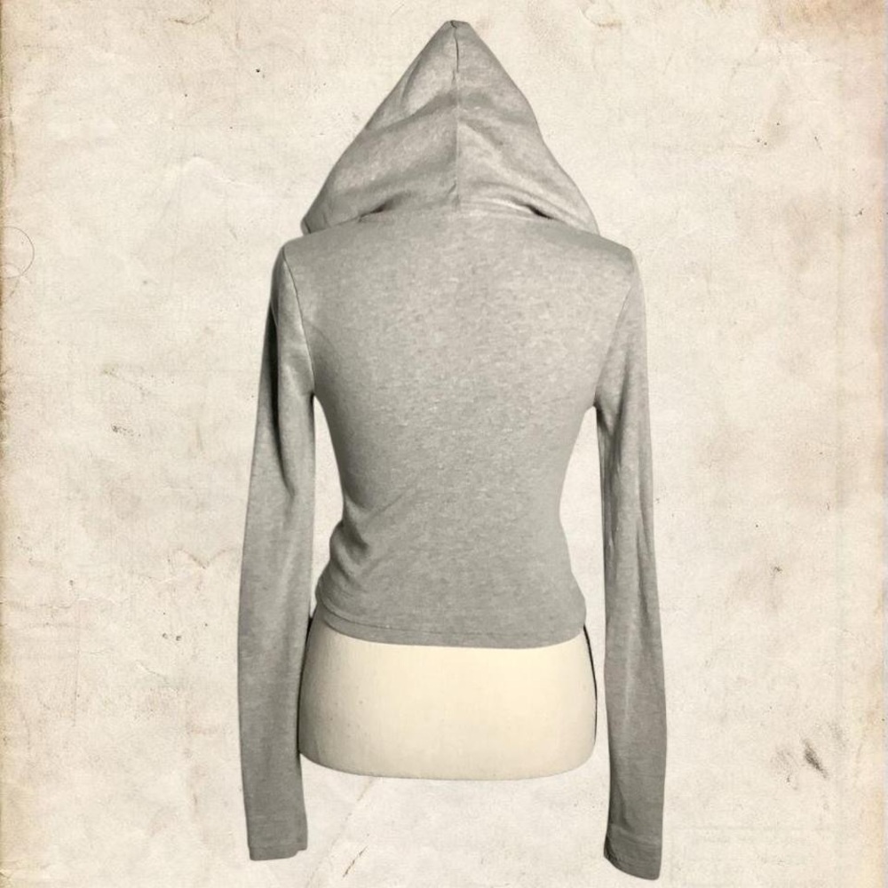 Urban Outfitters Light Gray Zip-Up Hoodie - Picture 2 of 8